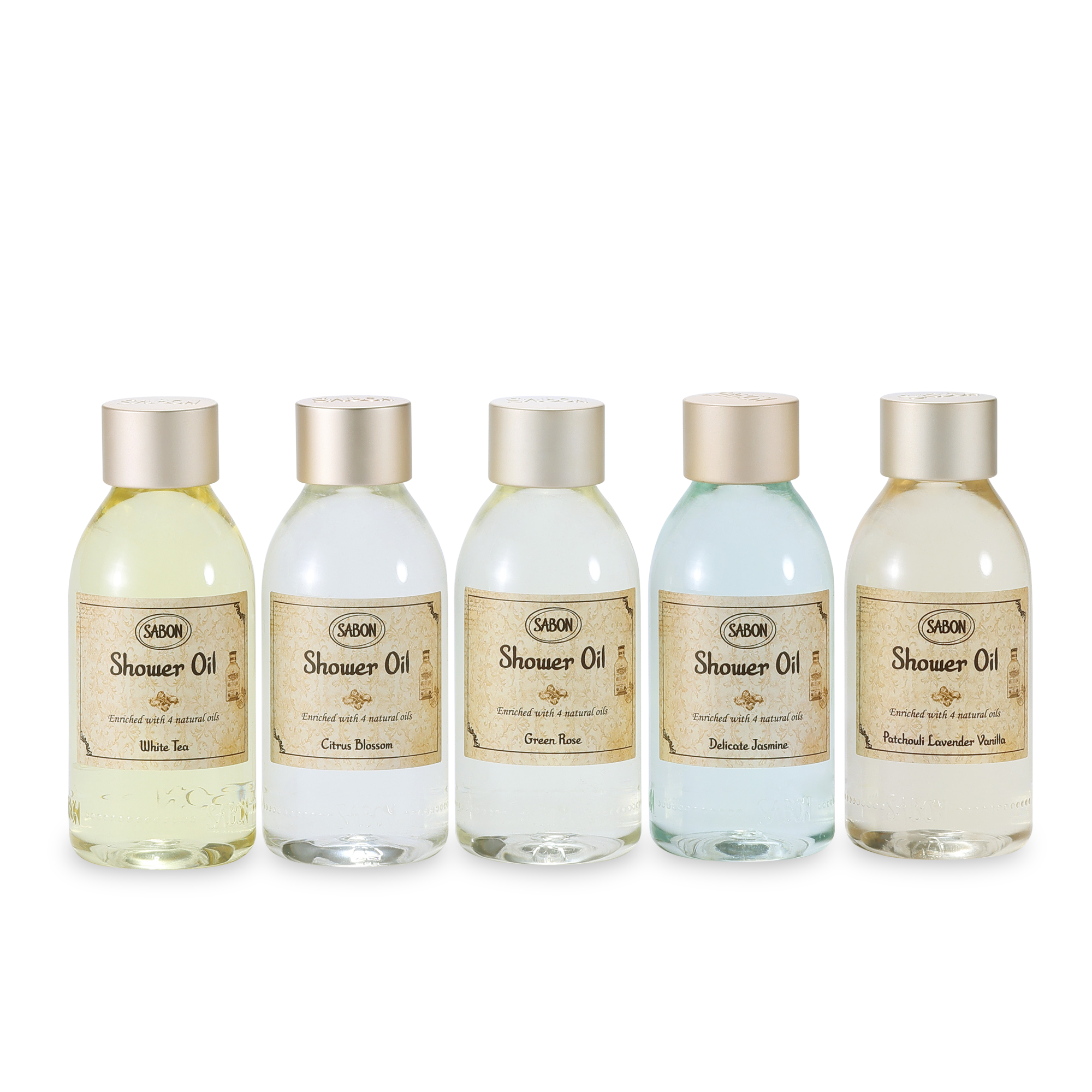 Shower Oil Quintet 5 Iconic Shower Oils Bundle SABON