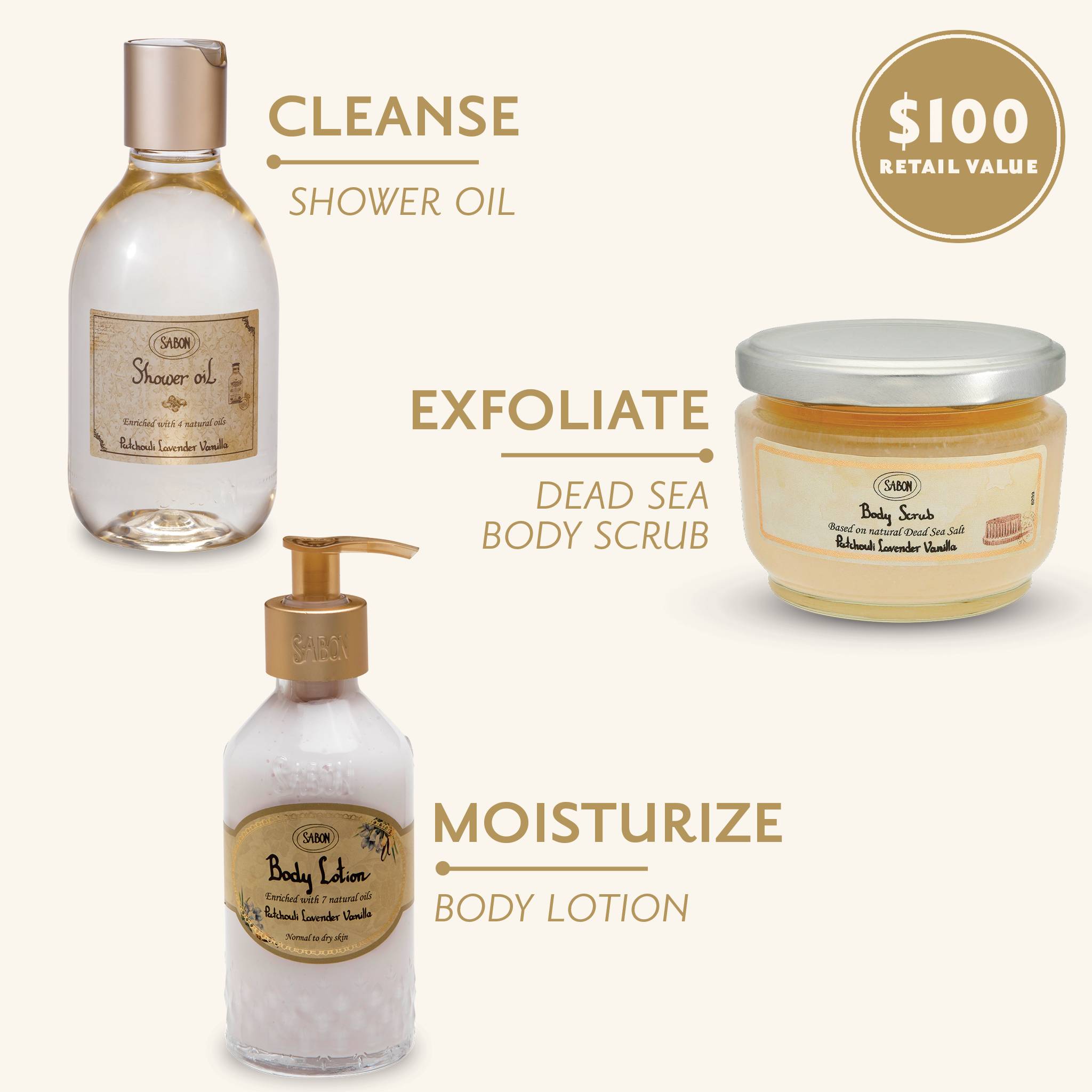 Sabon patchouli lavender discount vanilla